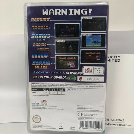 Darius Cozmic Collection: Console w/ Post Card [Nintendo Switch] Nintendo Switch Video Game Strictly Limited Games   