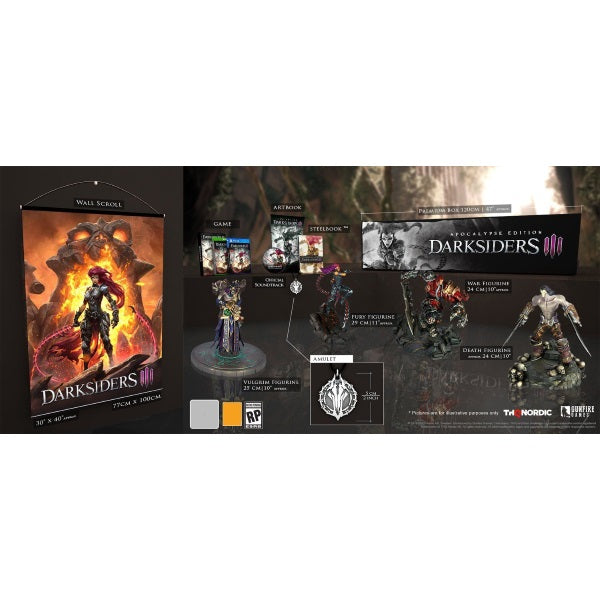 Darksiders III - Apocalypse Edition [PlayStation 4] PlayStation 4 Video Game THQ Nordic   