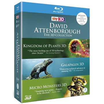 David Attenborough: The 3D Collection - Volume 1 [3D Blu-Ray Box Set] DVDs & Blu-Rays BBC   