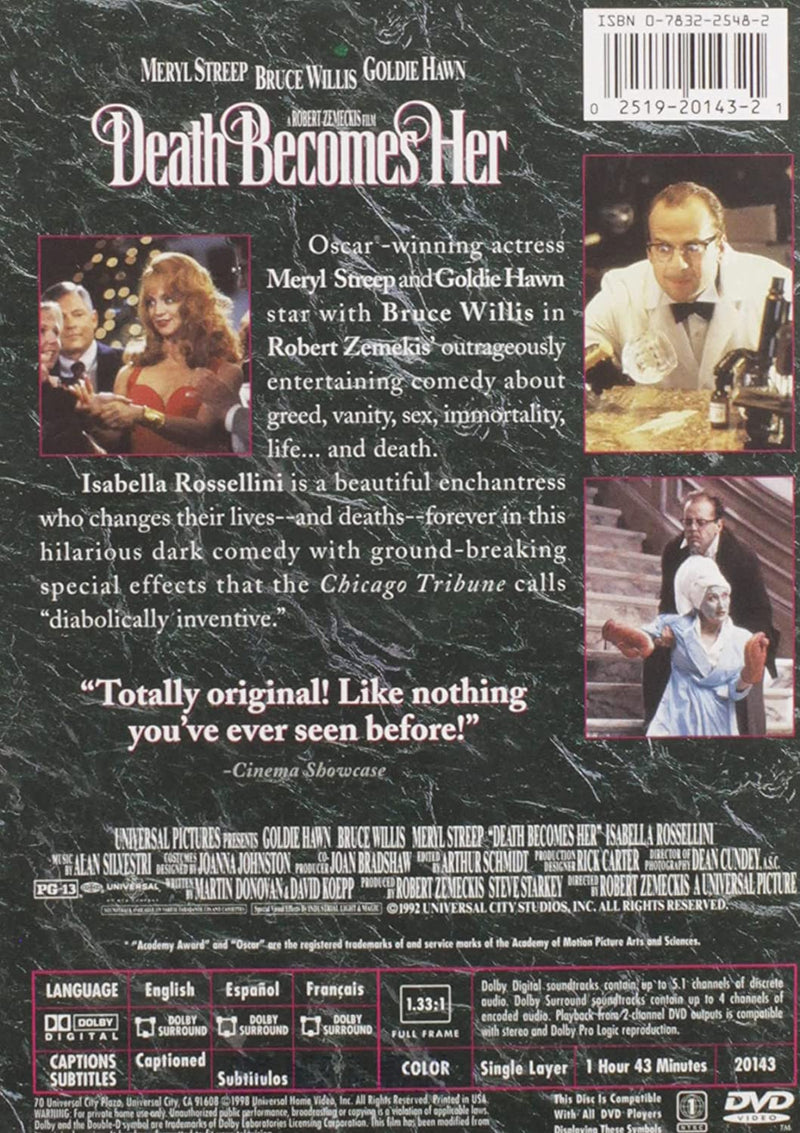 Death Becomes Her [DVD] DVDs & Blu-Rays Universal Studios   