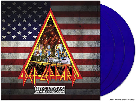 Def Leppard - Hits Vegas: Live At Planet Hollywood - Limited Edition 3LP Transparent Blue Vinyl [Audio Vinyl] Audio CD/Vinyl Universal Music   