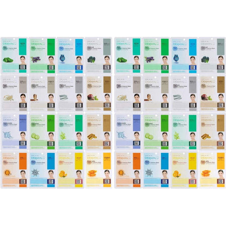 Dermal Korea Collagen Essence Full Face Facial Mask Sheet - 32-Count Combo Pack [Skincare] Skincare Dermal Korea   