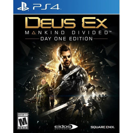 Deus Ex: Mankind Divided - Day One Edition [PlayStation 4] PlayStation 4 Video Game Square Enix   