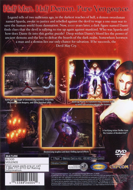Devil May Cry [PlayStation 2] PlayStation 2 Video Game Capcom   