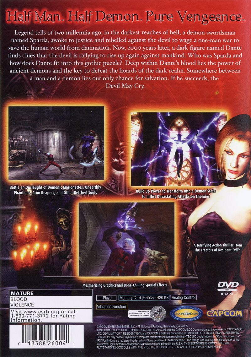 Devil May Cry [PlayStation 2] PlayStation 2 Video Game Capcom   