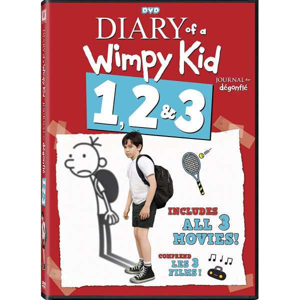 Diary of a Wimpy Kid 1, 2 & 3 [DVD Box Set] DVDs & Blu-Rays 20th Century Fox   