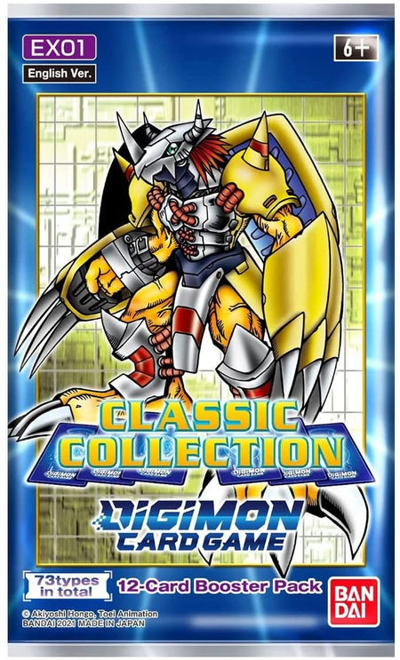 Digimon Card Game: Classic Collection (EX-01) Booster Box - 24 Packs Card Game Bandai Namco   