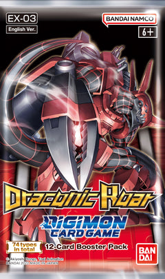 Digimon Card Game: Draconic Roar (EX-03) Booster Box - 24 Packs Card Game Bandai Namco   