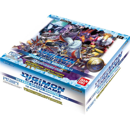 Digimon Card Game: Release Special Booster Ver.1.0 (BT01-03) Booster Box - 24 Packs Card Game Bandai Namco   