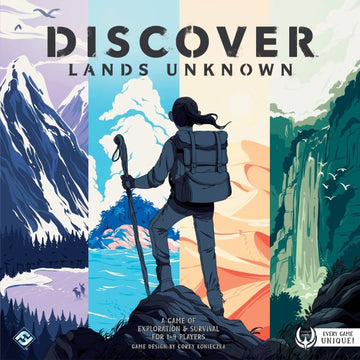 Discover: Lands Unknown [Board Game, 1-4 Players] Board Game Fantasy Flight Games   