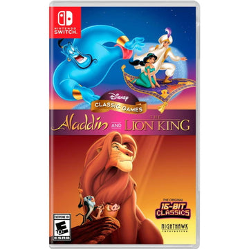 Disney Classic Games: Aladdin and The Lion King [Nintendo Switch] Nintendo Switch Video Game Disney   