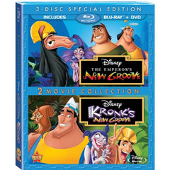 Disney's The Emperors New Groove & Kronks New Groove - Special Edition [Blu-Ray + DVD 2-Movie Collection] DVDs & Blu-Rays Disney   