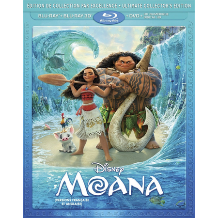 Disney's Moana [3D Blu-Ray] DVDs & Blu-Rays Disney   