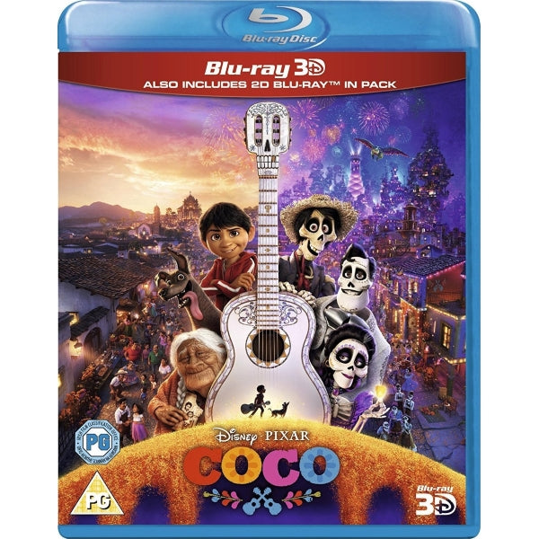 Disney's Coco [3D + 2D Blu-Ray] DVDs & Blu-Rays Disney   
