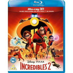 Disney Pixar Incredibles 2 [3D + 2D Blu-Ray] DVDs & Blu-Rays Disney   