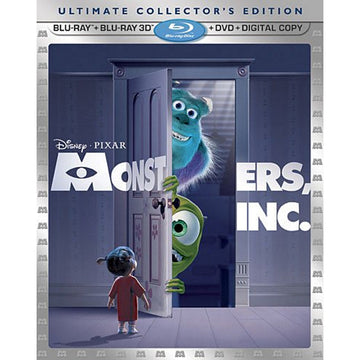 Disney Pixar Monsters, Inc. - Ultimate Collector's Edition [3D + 2D Blu-ray + DVD +  Digital] DVDs & Blu-Rays Disney   
