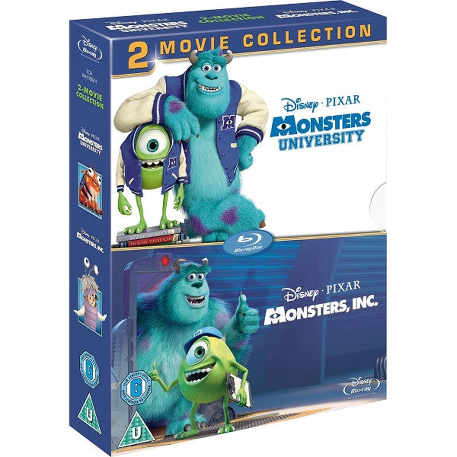 Disney Pixar Monsters University and Monsters, Inc. [Blu-Ray 2-Movie C –  Shopville