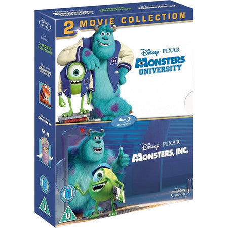 Disney Pixar Monsters University and Monsters, Inc. [Blu-Ray 2-Movie Collection] DVDs & Blu-Rays Disney   