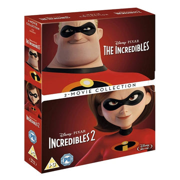 The Incredibles & Incredibles 2 - Disney Pixar [Blu-Ray 2-Movie Collection] DVDs & Blu-Rays Disney   