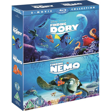 Disney Pixar Finding Dory / Finding Nemo [Blu-Ray 2-Movie Collection] DVDs & Blu-Rays Disney   