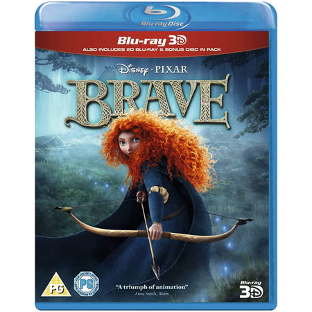 Disney Pixar's Brave [3D + 2D Blu-ray] DVDs & Blu-Rays Disney   