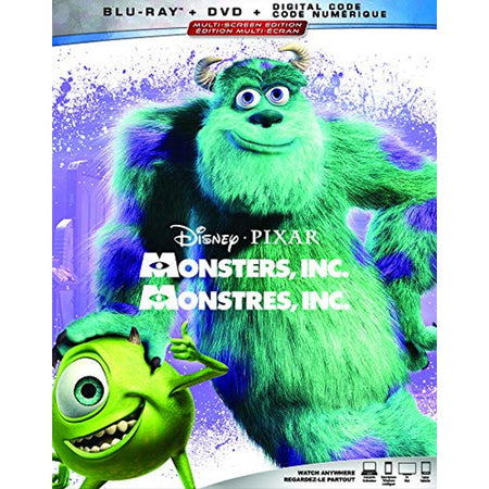 Disney Pixar's Monsters, Inc. [Blu-ray + DVD + Digital] DVDs & Blu-Rays Disney   