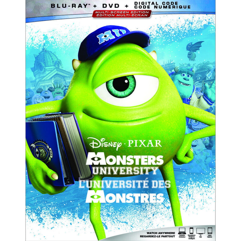 Disney Pixar's Monsters University [Blu-ray + DVD + Digital] DVDs & Blu-Rays Disney   