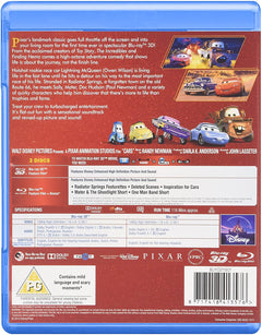 Disney Pixar's Cars [3D + 2D Blu-ray] DVDs & Blu-Rays Disney   