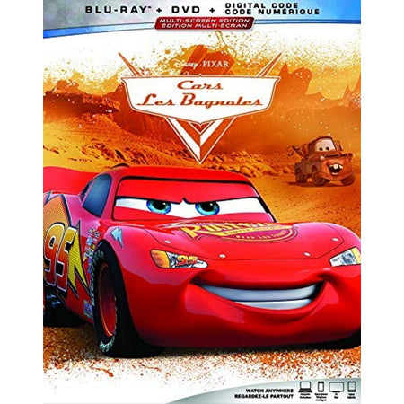 Disney Pixar's Cars [Blu-ray + DVD + Digital] DVDs & Blu-Rays Disney   