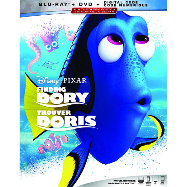 Disney Pixar's Finding Dory [Blu-ray + DVD + Digital] DVDs & Blu-Rays Disney   