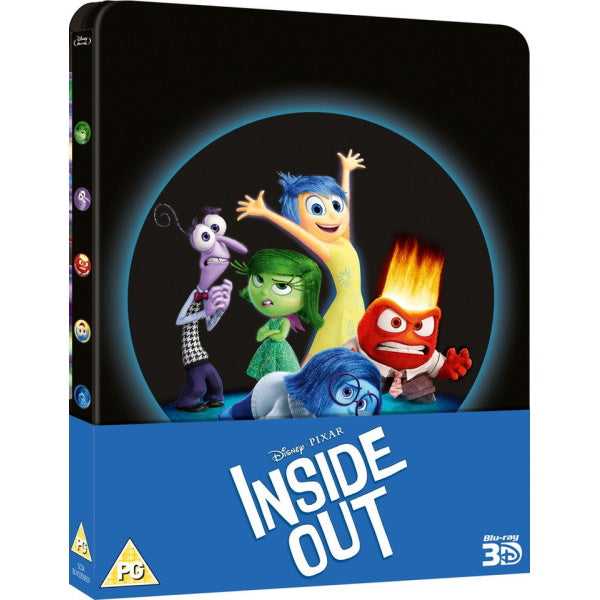 Disney Pixar's Inside Out - Limited Edition SteelBook [3D + 2D Blu-ray] DVDs & Blu-Rays Disney   