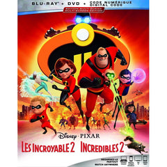 Disney Pixar's Incredibles 2 [Blu-ray + DVD + Digital] DVDs & Blu-Rays Disney   