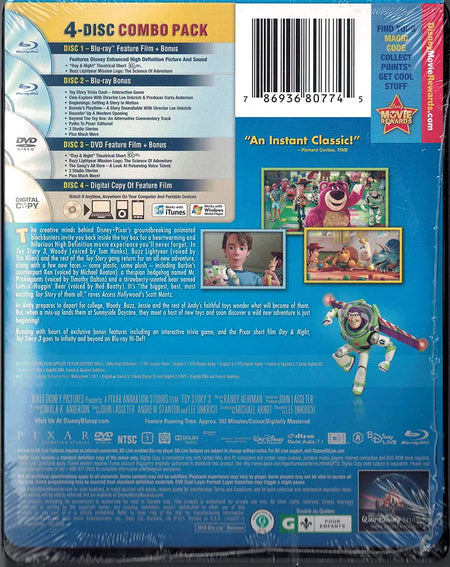 Disney Pixar's Toy Story 3 - Limited Edition SteelBook [Blu-ray + DVD + Digital] DVDs & Blu-Rays Disney   