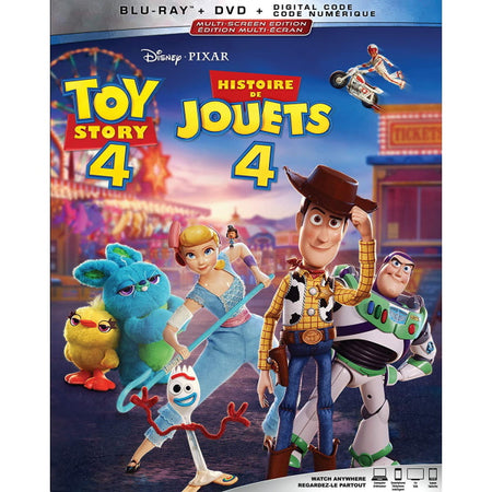 Disney Pixar's Toy Story 4 [Blu-ray + DVD + Digital] DVDs & Blu-Rays Disney   