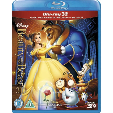 Disney's Beauty and the Beast [3D + 2D Blu-ray] DVDs & Blu-Rays Disney   