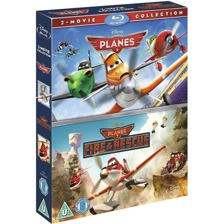 Disney's Planes + Planes 2: Fire & Rescue 2-Movie Collection [Blu-Ray Box Set] DVDs & Blu-Rays Disney   