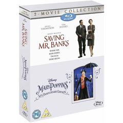 Disney's Saving Mr. Banks + Mary Poppins - 50th Anniversary Edition [Blu-Ray 2-Movie Collection] DVDs & Blu-Rays Disney   