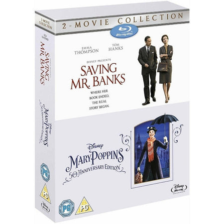 Disney's Saving Mr. Banks + Mary Poppins - 50th Anniversary Edition [Blu-Ray 2-Movie Collection] DVDs & Blu-Rays Disney   