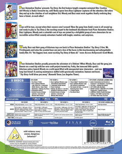 Toy Story 1 2 3 4 - Movie Collection - Disney Pixar [Blu-Ray Box Set] DVDs & Blu-Rays Disney   