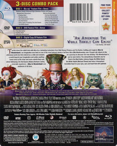 Disney's Alice in Wonderland - Live Action - Limited Edition SteelBook [Blu-ray + DVD + Digital] DVDs & Blu-Rays Disney   