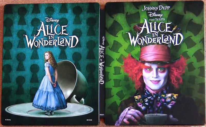 Disney's Alice in Wonderland - Live Action - Limited Edition SteelBook [Blu-ray + DVD + Digital] DVDs & Blu-Rays Disney   