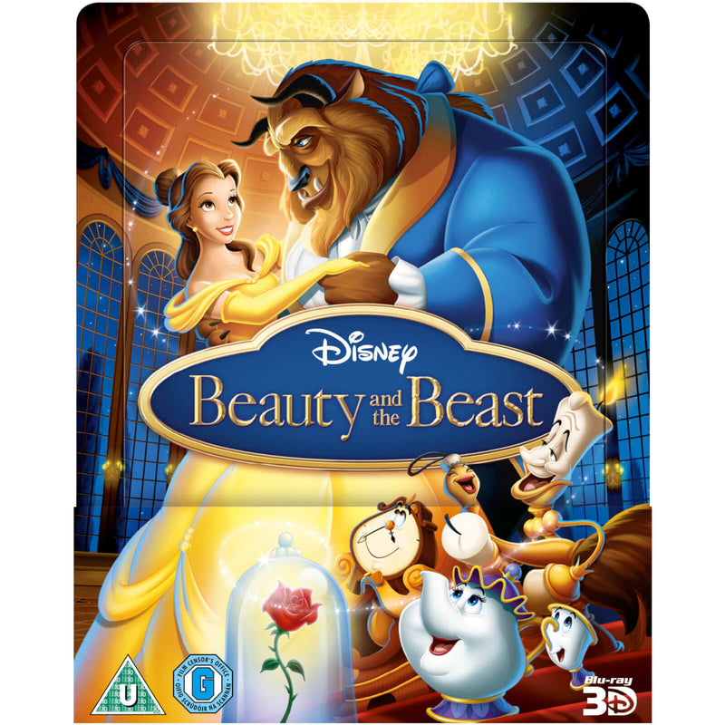 Disney's Beauty and the Beast - Limited Edition SteelBook [3D + 2D Blu-ray] DVDs & Blu-Rays Disney   