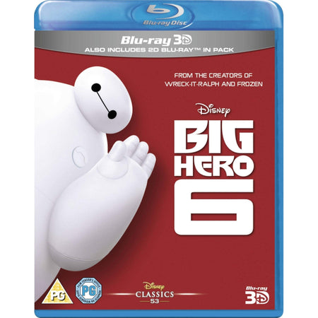 Disney's Big Hero 6 [3D + 2D Blu-ray] DVDs & Blu-Rays Disney   