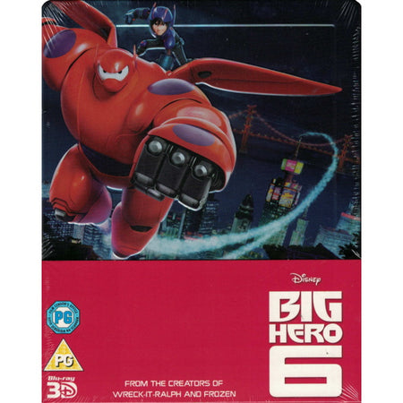 Disney's Big Hero 6 - Limited Edition SteelBook [3D + 2D Blu-ray] DVDs & Blu-Rays Disney   