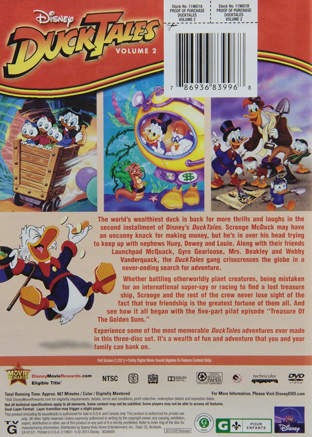 Disney's DuckTales: Volume 2 [DVD Box Set] – Shopville