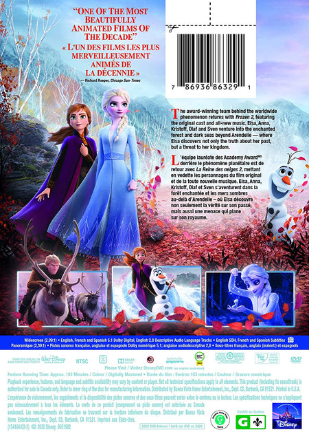 Disney's Frozen II [DVD] DVDs & Blu-Rays Disney   