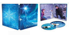 Disney's Frozen - 4K Limited Edition Collectible SteelBook - Best Buy Exclusive [Blu-ray + 4K UHD + Digital] DVDs & Blu-Rays Disney   