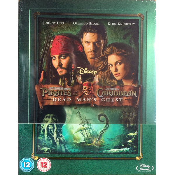 Disney's Pirates of the Caribbean: Dead Man's Chest - Limited Edition SteelBook [Blu-ray] DVDs & Blu-Rays Disney   