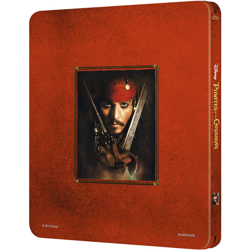 Disney's Pirates of the Caribbean: The Curse of the Black Pearl - Limited Edition SteelBook [Blu-ray] DVDs & Blu-Rays Disney   