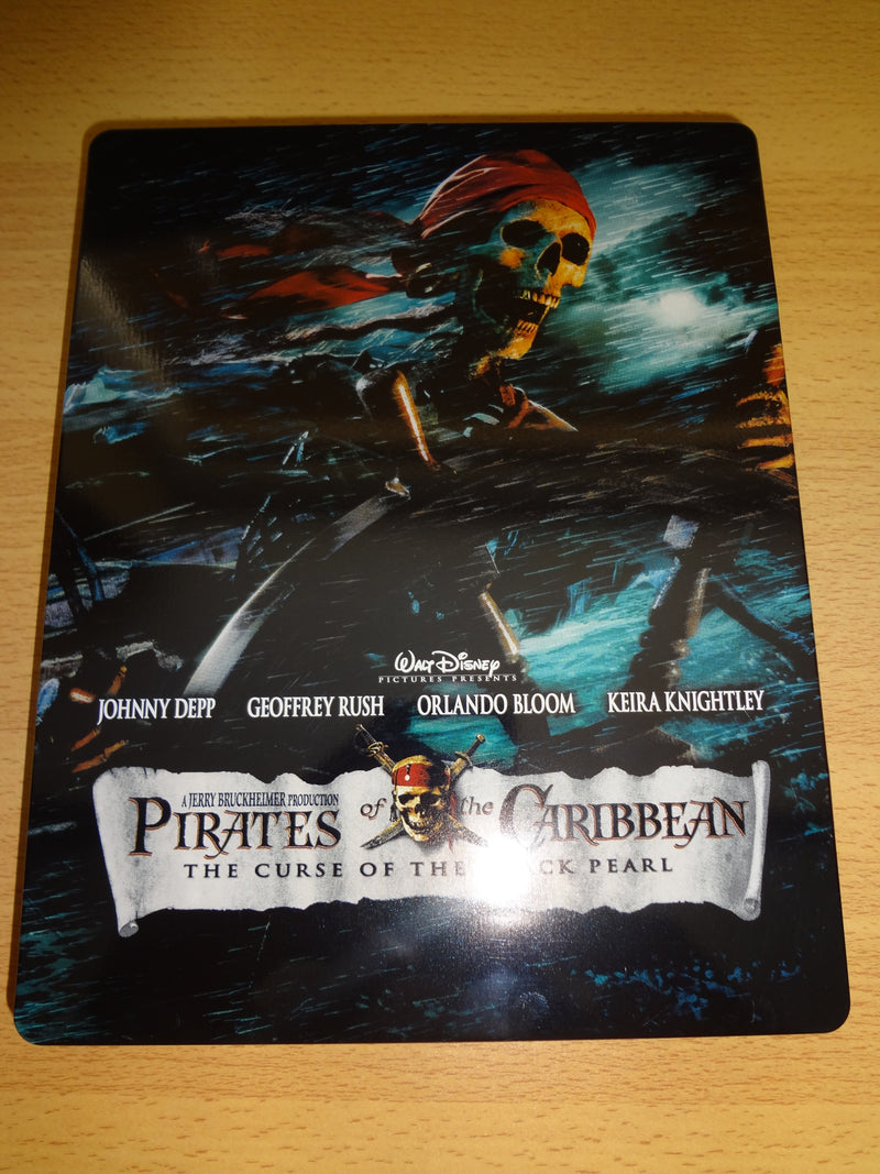 Disney's Pirates of the Caribbean: The Curse of the Black Pearl - Limited Edition SteelBook [Blu-ray] DVDs & Blu-Rays Disney   